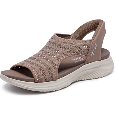 Skechers Femme Ultra Flex 3.0-Sun Warmth Hands Free Slip-ins Sandale, Moka, 36 EU - Publicité Skechers Femme Ultra Flex 3.0-Sun Warmth Hands Free Slip-ins Sandale, Moka, 36 EU - Publicité