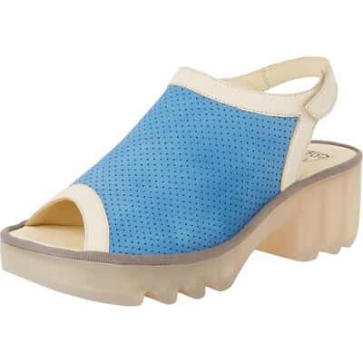 Fly London Femme Sandal, Blue/OFFWHITE, 35 EU - Publicité Fly London Femme Sandal, Blue/OFFWHITE, 35 EU - Publicité