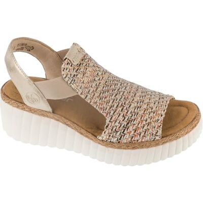 Rieker Sandales Rieker pour femme, beige, 39 EU - Publicité Rieker Sandales Rieker pour femme, beige, 39 EU - Publicité
