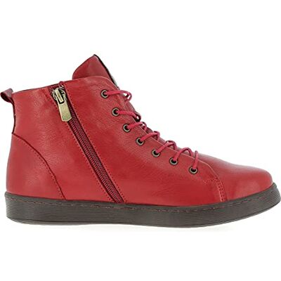 Andrea Conti Bottes Femme , Pointure:38 EU, La Couleur:Rouge - Publicité Andrea Conti Bottes Femme , Pointure:38 EU, La Couleur:Rouge - Publicité