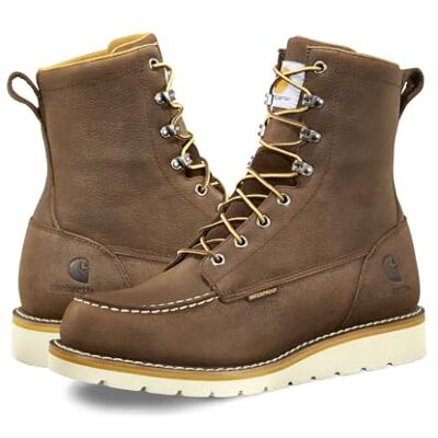 Carhartt Men's WP 8" Moc Soft Toe Wedge Boot Ankle, Dark Brown, 9 Wide - Publicité Carhartt Men's WP 8" Moc Soft Toe Wedge Boot Ankle, Dark Brown, 9 Wide - Publicité