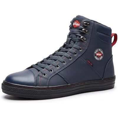 Lee Cooper LCSHOE022 Workwear Femmes Unisexe Retro Styled Baseball Sécurité au travail Formateurs Bottes SB SRA Adulte Mixte, Marine Botte, 37 EU - Publicité Lee Cooper LCSHOE022 Workwear Femmes Unisexe Retro Styled Baseball Sécurité au travail Formateurs Bottes SB SRA Adulte Mixte, Marine Botte, 37 EU - Publicité