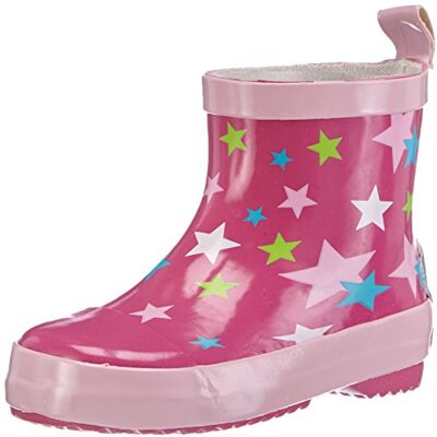 Playshoes Bottes En Caoutchouc Basses Bottes de pluie Mixte Enfant, Étoiles Roses, 24/25 EU - Publicité Playshoes Bottes En Caoutchouc Basses Bottes de pluie Mixte Enfant, Étoiles Roses, 24/25 EU - Publicité