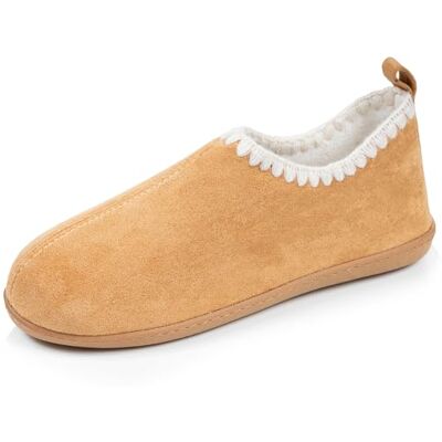 Isotoner Chaussons pantoufles Bottillons femme suédine semelle bloup extra confort, 37, camel - Publicité Isotoner Chaussons pantoufles Bottillons femme suédine semelle bloup extra confort, 37, camel - Publicité