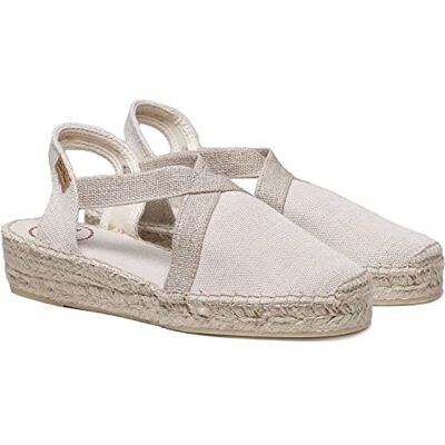 TONI PONS Espadrille pour Femme en Tissu de Coton Verdi-V Ecru, 42 EU - Publicité TONI PONS Espadrille pour Femme en Tissu de Coton Verdi-V Ecru, 42 EU - Publicité