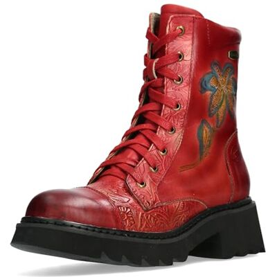 LAURA VITA Bottines Femme Kouleo 24, Pointure:37 EU, La Couleur:Rouge - Publicité LAURA VITA Bottines Femme Kouleo 24, Pointure:37 EU, La Couleur:Rouge - Publicité