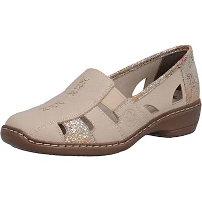 Rieker 41385 Sandales découpées pour femme, beige, 42 EU - Publicité Rieker 41385 Sandales découpées pour femme, beige, 42 EU - Publicité