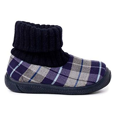 Pisamonas Chaussons avec Col Chaussette en Laine Taille 29 Couleur Bleu Marine - Publicité Pisamonas Chaussons avec Col Chaussette en Laine Taille 29 Couleur Bleu Marine - Publicité