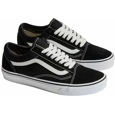 Vans Old Skool Classic Suede/Canvas, Baskets Mixte, Black/White, 38 EU - Publicité Vans Old Skool Classic Suede/Canvas, Baskets Mixte, Black/White, 38 EU - Publicité