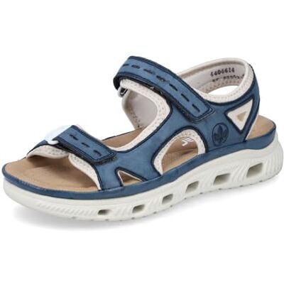 Rieker Damen Klassische Sandalen 64066, Frauen Sandalen,Sommerschuhe,Freizeitschuhe,offene Schuhe,Strandschuhe,Blau Kombi (14),42 EU / 8 UK - Publicité Rieker Damen Klassische Sandalen 64066, Frauen Sandalen,Sommerschuhe,Freizeitschuhe,offene Schuhe,Strandschuhe,Blau Kombi (14),42 EU / 8 UK - Publicité
