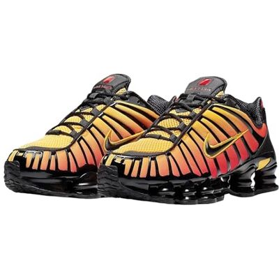 Nike Shox TL Homme Black/Black-Amarillo-University Red EU 44 - Publicité Nike Shox TL Homme Black/Black-Amarillo-University Red EU 44 - Publicité