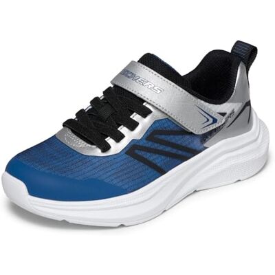 Skechers MICROSPEC Velocity Baskets Bleu Marine et Argent 36 EU - Publicité Skechers MICROSPEC Velocity Baskets Bleu Marine et Argent 36 EU - Publicité