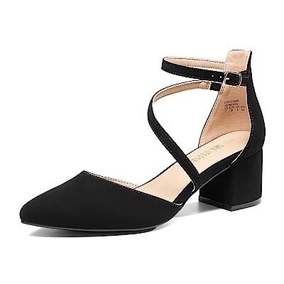 DREAM PAIRS Escarpins Femmes Chaussures à Talons Elégantes pour Femmes Bout Fermé Escarpin Antidérapante Ajustement réglable SDPU2354W,Size 43,Noir-Nubuck,SDPU2354W - Publicité DREAM PAIRS Escarpins Femmes Chaussures à Talons Elégantes pour Femmes Bout Fermé Escarpin Antidérapante Ajustement réglable SDPU2354W,Size 43,Noir-Nubuck,SDPU2354W - Publicité