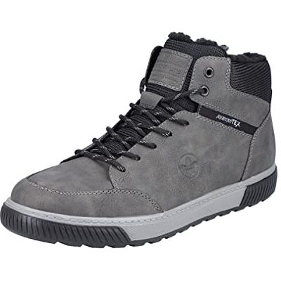 Rieker Homme 18930 Botte Tendance, Gris, 45 EU - Publicité Rieker Homme 18930 Botte Tendance, Gris, 45 EU - Publicité