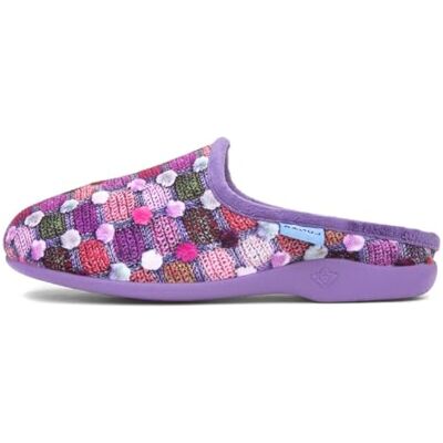 Lunar Chaussons Crackle Femme (41 FR) (Violet) - Publicité Lunar Chaussons Crackle Femme (41 FR) (Violet) - Publicité