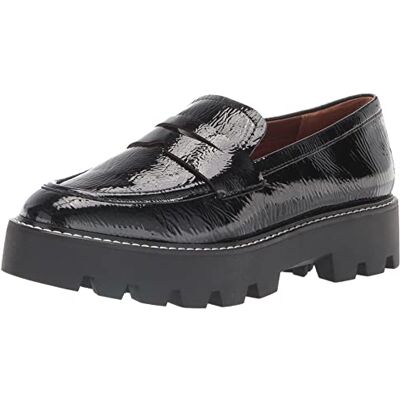 Franco Sarto Balin, Plateforme pour Femme, Noir froissé, 9.5 Wide - Publicité Franco Sarto Balin, Plateforme pour Femme, Noir froissé, 9.5 Wide - Publicité
