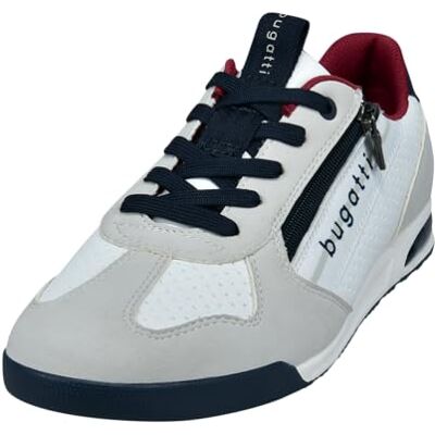 Bugatti Chaussures Basses à Lacets pour Homme 321-a3811, White Light Grey 2012, 41 EU - Publicité Bugatti Chaussures Basses à Lacets pour Homme 321-a3811, White Light Grey 2012, 41 EU - Publicité