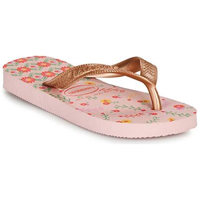 Havaianas Flores, Tongs Fille, Multicolore (Crystal Rose/Rose Gold Metallic 7667), 29/30 EU - Publicité Havaianas Flores, Tongs Fille, Multicolore (Crystal Rose/Rose Gold Metallic 7667), 29/30 EU - Publicité