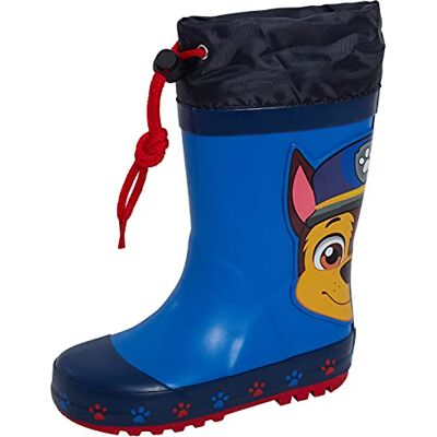 Bottes en caoutchouc PAW PATROL pour garçons et filles Chase Marshall Bottes de pluie pour enfants Multicolore, bleu marine, 24 EU - Publicité Bottes en caoutchouc PAW PATROL pour garçons et filles Chase Marshall Bottes de pluie pour enfants Multicolore, bleu marine, 24 EU - Publicité