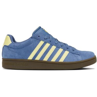 K-Swiss Court Tiebrk II Baskets pour Homme, Bleu Horizon/Wax Yellow/Dark Gum, Taille 40 UE, Blue Horizon Wax Yellow Dark Gum, 40 EU - Publicité K-Swiss Court Tiebrk II Baskets pour Homme, Bleu Horizon/Wax Yellow/Dark Gum, Taille 40 UE, Blue Horizon Wax Yellow Dark Gum, 40 EU - Publicité
