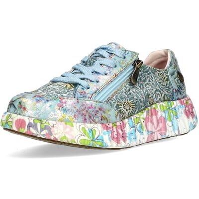 LAURA VITA Chaussures à Lacets Sneaker pour Femmes , Pointure:37 EU, La Couleur:Bleu - Publicité LAURA VITA Chaussures à Lacets Sneaker pour Femmes , Pointure:37 EU, La Couleur:Bleu - Publicité