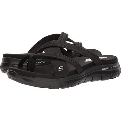 Skechers Femme Flex Appeal 2.0-Start Up Sandale de Sport, Noir/Noir, 38 EU - Publicité Skechers Femme Flex Appeal 2.0-Start Up Sandale de Sport, Noir/Noir, 38 EU - Publicité