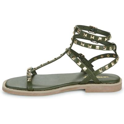 Les Tropéziennes par M. Belarbi LES TROPEZIENNES PAR M. BELARBI Femme Coralie Chaussures Ville Sandale et Nu-Pieds, Kaki, 36 - Publicité Les Tropéziennes par M. Belarbi LES TROPEZIENNES PAR M. BELARBI Femme Coralie Chaussures Ville Sandale et Nu-Pieds, Kaki, 36 - Publicité