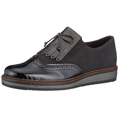 Rieker Femme N0372 Mocassins, Noir (Schwarz/Schwarz/Anthrazit 00), 39 EU - Publicité Rieker Femme N0372 Mocassins, Noir (Schwarz/Schwarz/Anthrazit 00), 39 EU - Publicité