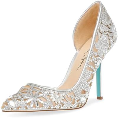 Betsey Johnson Escarpins Chic Femme, Argent, 37.5 EU - Publicité Betsey Johnson Escarpins Chic Femme, Argent, 37.5 EU - Publicité