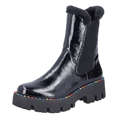 Rieker Bottes à enfiler en synthétique pour femme Noir, Noir 00., 43 EU - Publicité Rieker Bottes à enfiler en synthétique pour femme Noir, Noir 00., 43 EU - Publicité