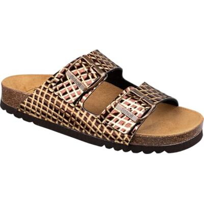 Scholl JOSEPHINE Synthetic Everest Dark Brown/Gold - Publicité Scholl JOSEPHINE Synthetic Everest Dark Brown/Gold - Publicité