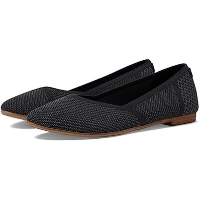 TOMS Jutti Neat Ballerines Femme, Black Repreve Knit, 37.5 EU - Publicité TOMS Jutti Neat Ballerines Femme, Black Repreve Knit, 37.5 EU - Publicité