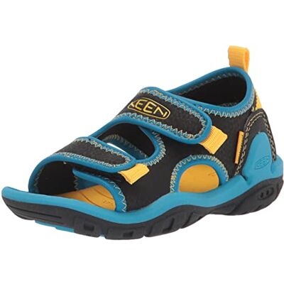 KEEN Mixte Enfant Knotch Creek Open Toe, Bleu Black Vivid Blue, 38 EU - Publicité KEEN Mixte Enfant Knotch Creek Open Toe, Bleu Black Vivid Blue, 38 EU - Publicité