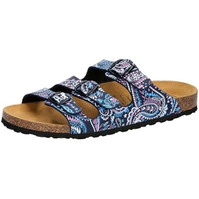 Lico Mules Bioline pour Femme, Bleu Marine, Rose, 38 EU - Publicité Lico Mules Bioline pour Femme, Bleu Marine, Rose, 38 EU - Publicité