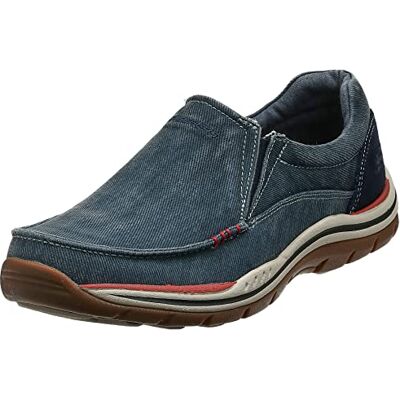 Skechers Homme Expected Avillo Mocassin, Bleu Marine, 45 EU - Publicité Skechers Homme Expected Avillo Mocassin, Bleu Marine, 45 EU - Publicité