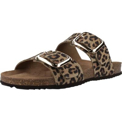 Geox Femme D Brionia R B Sandales Plates, Naturel, 36 EU - Publicité Geox Femme D Brionia R B Sandales Plates, Naturel, 36 EU - Publicité