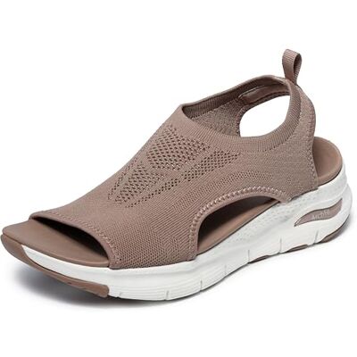 Skechers Arch Fit City Catch Sandales pour femmes, moka, 39 EU - Publicité Skechers Arch Fit City Catch Sandales pour femmes, moka, 39 EU - Publicité