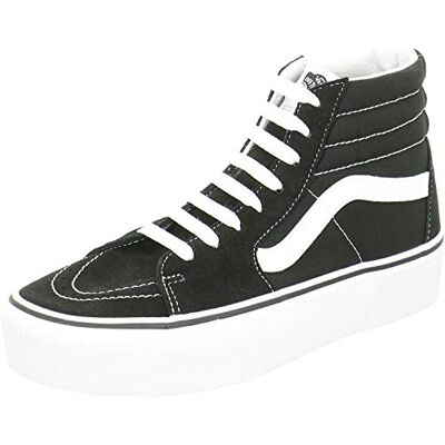 Vans Sk8-Hi Baskets Unisexes pour Adulte, Noir/Blanc, 41 EU - Publicité Vans Sk8-Hi Baskets Unisexes pour Adulte, Noir/Blanc, 41 EU - Publicité