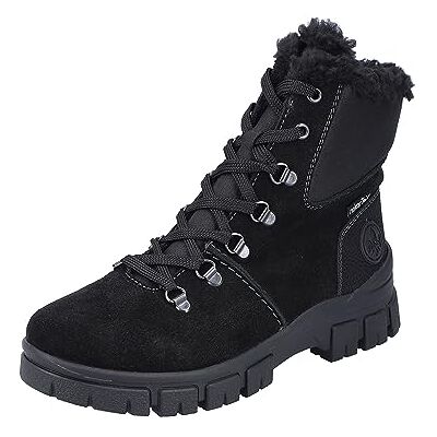Rieker Bottes à lacets Z1010 pour femme, Noir, 40 EU - Publicité Rieker Bottes à lacets Z1010 pour femme, Noir, 40 EU - Publicité