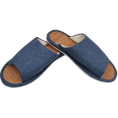 de fonseca Defonseca Chaussons pour homme d'été avec fond en bois, pantoufle antidérapant pour maison pour été, bleu, 40/41 EU - Publicité de fonseca Defonseca Chaussons pour homme d'été avec fond en bois, pantoufle antidérapant pour maison pour été, bleu, 40/41 EU - Publicité