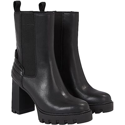 Calvin Klein Femme Platform Chelsea Boot LTH WN Bottes mi-Hautes, Noir (Triple Black), 39 EU - Publicité Calvin Klein Femme Platform Chelsea Boot LTH WN Bottes mi-Hautes, Noir (Triple Black), 39 EU - Publicité
