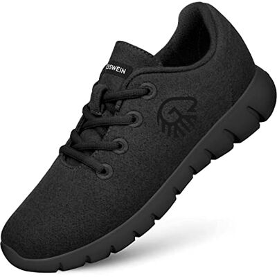Giesswein Merino Runners Men Noir 43 Baskets Respirantes en Laine mérinos, Chaussures légères et pour Hommes, Semelle remplaçable - Publicité Giesswein Merino Runners Men Noir 43 Baskets Respirantes en Laine mérinos, Chaussures légères et pour Hommes, Semelle remplaçable - Publicité