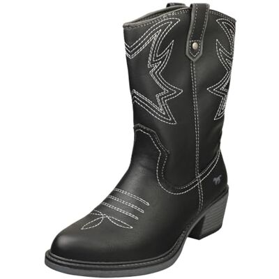 Mustang Femme 1478-503 Westernbooty, Noir, 37 EU - Publicité Mustang Femme 1478-503 Westernbooty, Noir, 37 EU - Publicité