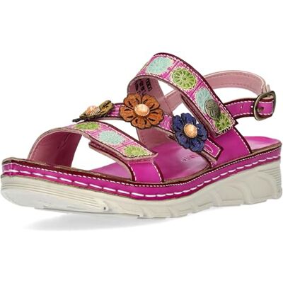 LAURA VITA Sandales Mode Femme Dorry 18, Pointure:40 EU, La Couleur:Rose - Publicité LAURA VITA Sandales Mode Femme Dorry 18, Pointure:40 EU, La Couleur:Rose - Publicité