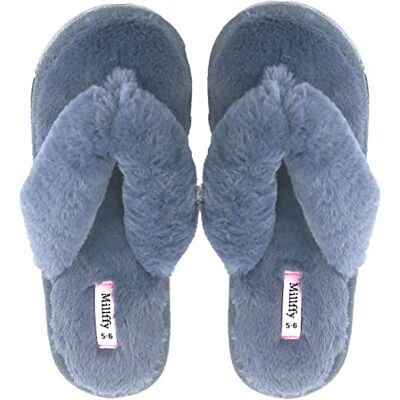 Millffy chaussons femme tongs mode string ouvert à l'entrejambe femme Bout Accueil Chaussures D'ÉTÉ (5-6 M US, Marine) - Publicité Millffy chaussons femme tongs mode string ouvert à l'entrejambe femme Bout Accueil Chaussures D'ÉTÉ (5-6 M US, Marine) - Publicité
