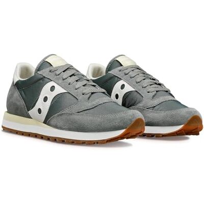 Saucony Jazz Original pour Homme, Vert/Blanc cassé, 44 EU - Publicité Saucony Jazz Original pour Homme, Vert/Blanc cassé, 44 EU - Publicité