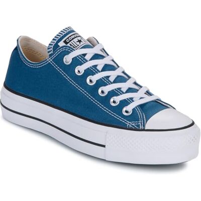 Converse Chuck Taylor All Star Lift Ox Bleu 40 - Publicité Converse Chuck Taylor All Star Lift Ox Bleu 40 - Publicité