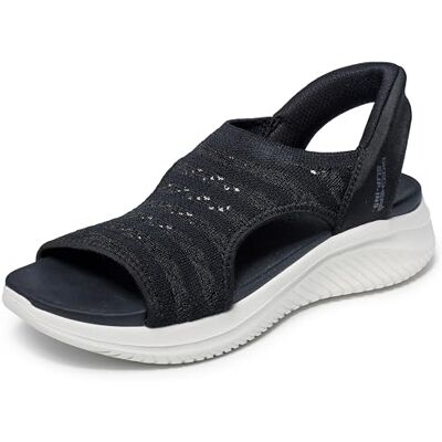 Skechers Femme Ultra Flex 3.0-Sun Warmth Hands Free Slip-ins Sandale, Noir, 38 EU - Publicité Skechers Femme Ultra Flex 3.0-Sun Warmth Hands Free Slip-ins Sandale, Noir, 38 EU - Publicité
