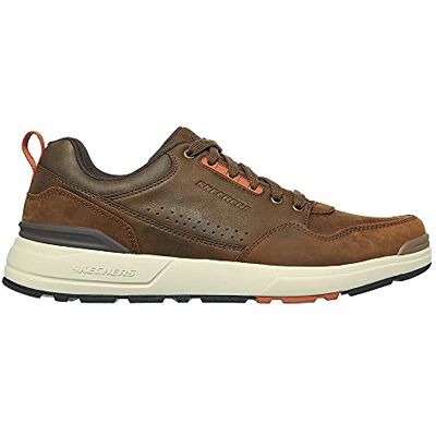 Skechers Baskets Rozier Mancer pour Homme, Cuir Brun foncé, 41.5 EU - Publicité Skechers Baskets Rozier Mancer pour Homme, Cuir Brun foncé, 41.5 EU - Publicité