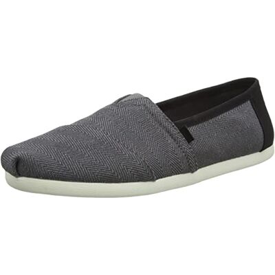 TOMS AlpargataMocassins Plats synthétiques pour Homme, Gris foncé, 46 EU - Publicité TOMS AlpargataMocassins Plats synthétiques pour Homme, Gris foncé, 46 EU - Publicité